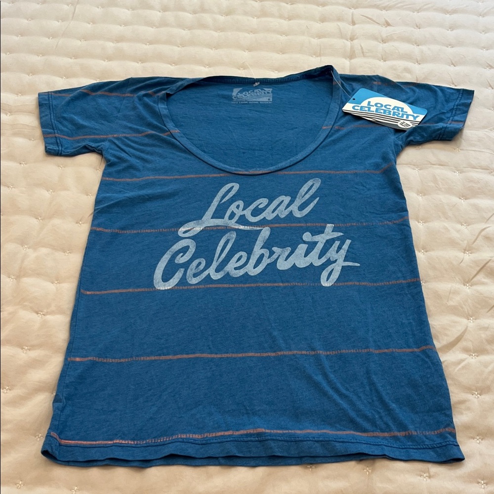 Blue Women's Short Sleeve Tee
